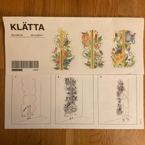 Ikea Klatta growth chart